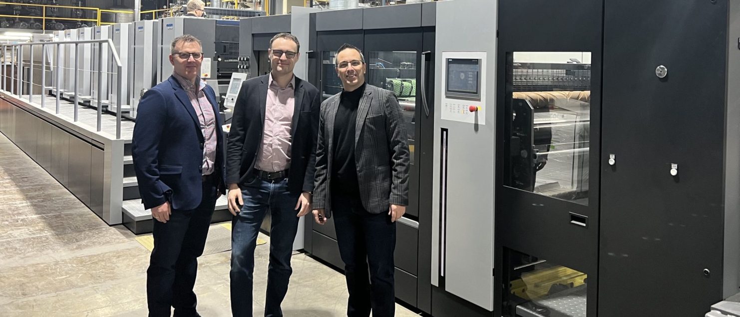 Presse Heidelberg CX 104 avec dispositif CutStar - Imprimerie Solisco